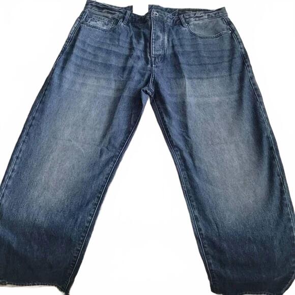 NEW ARMANI EXCHANGE men's j51 carrot fit jean in blue